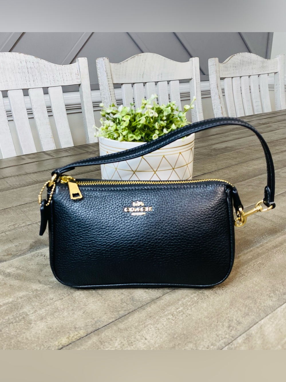Coach Nolita 19 Black Shoulder Bag NTW